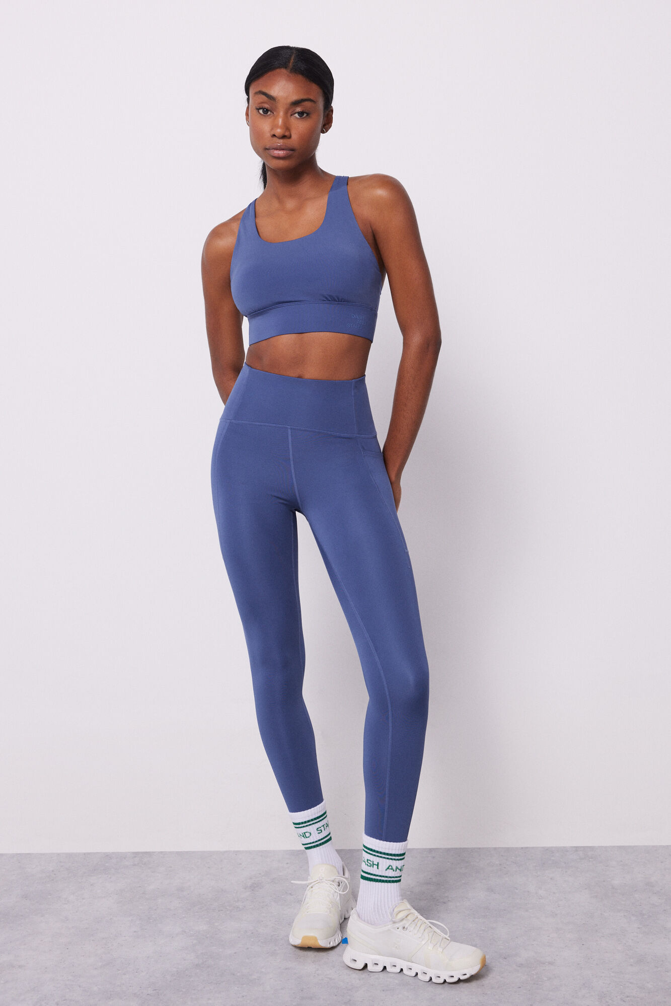 Dash and Stars Leggings azules 4D Stretch azul
