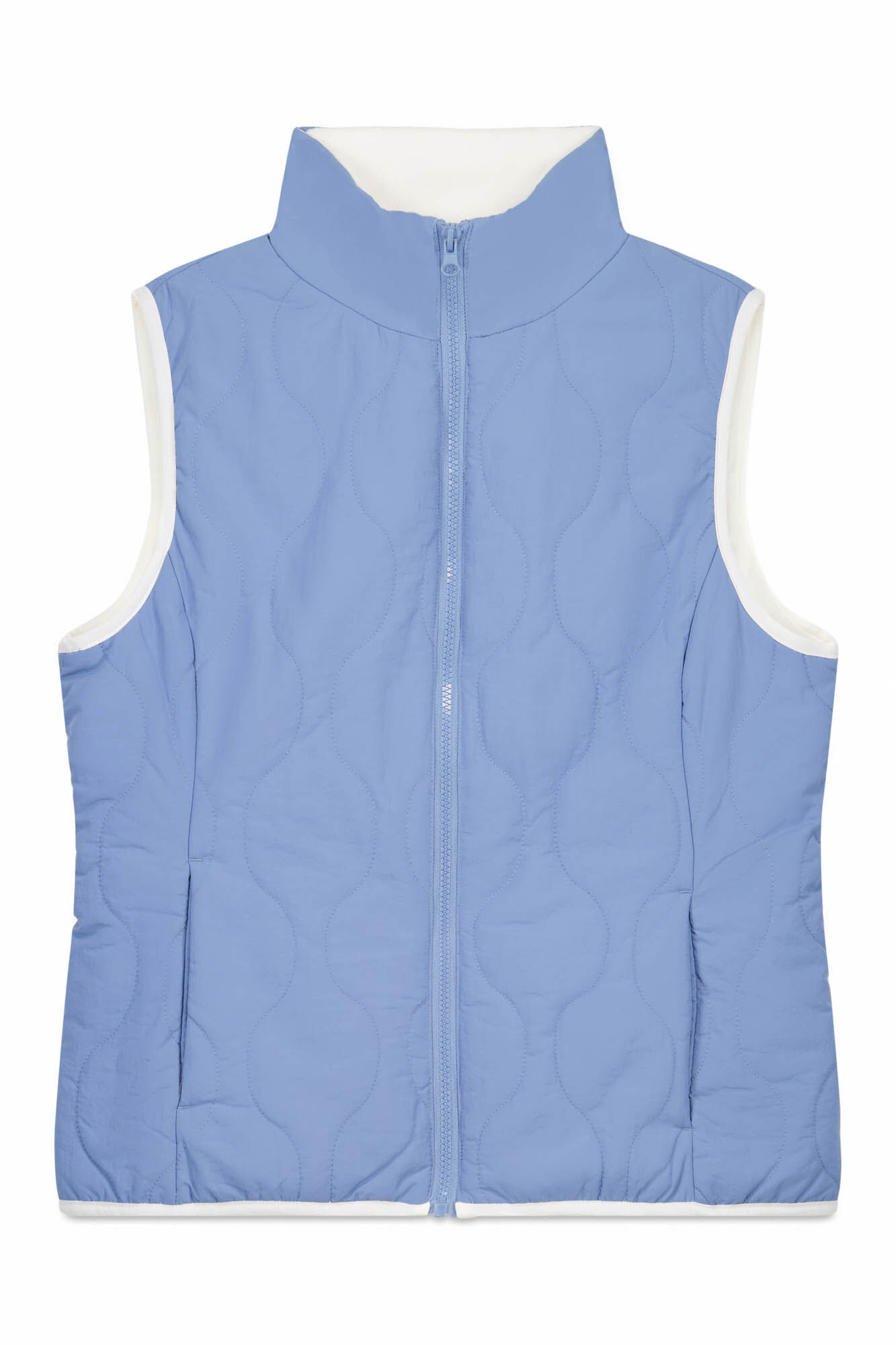 Dash and Stars Acolchado acolchado con chaleco azul azul