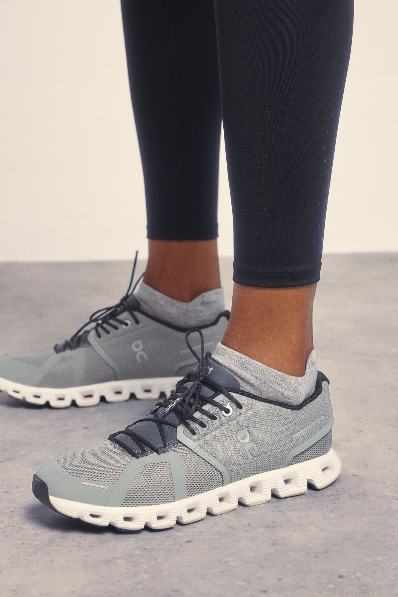 Dash and Stars Legging negro microfibra 4D Strecht negro