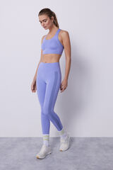 Dash and Stars Legging 4D STRETCH crop bicolor rosa