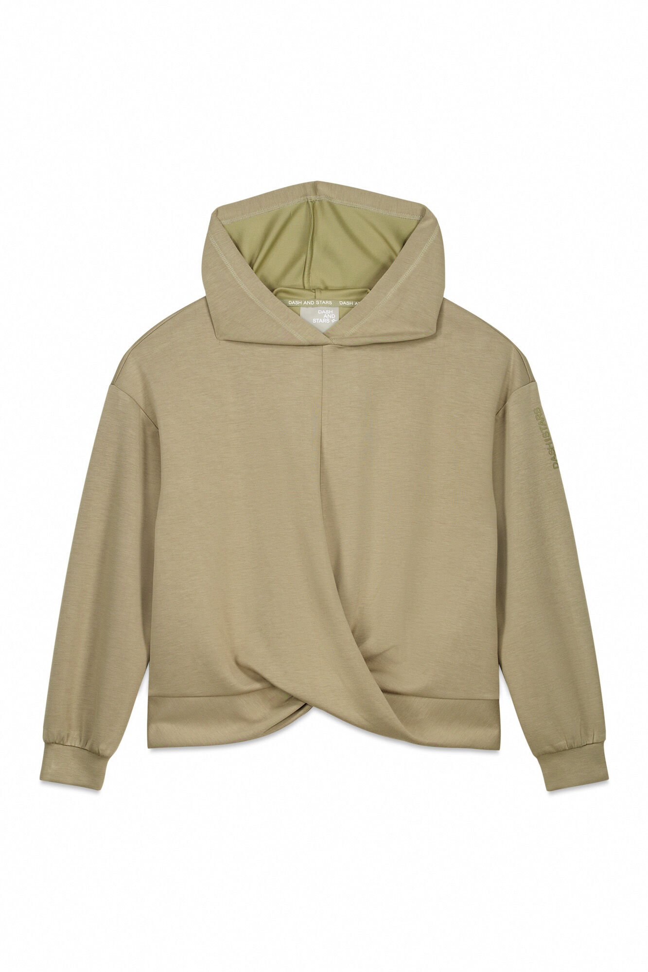 Dash and Stars Sudadera sudadera caqui beige