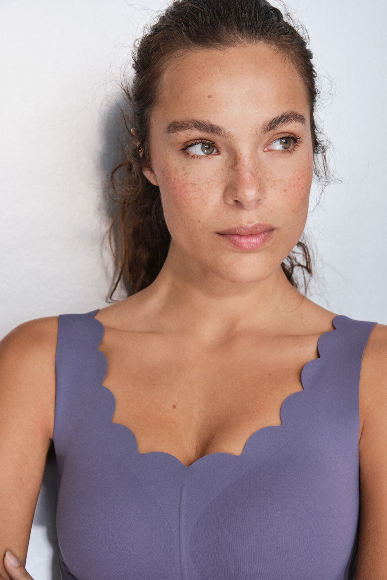 Dash and Stars Brasier deportivo morado COMPRESIVO morado/lila