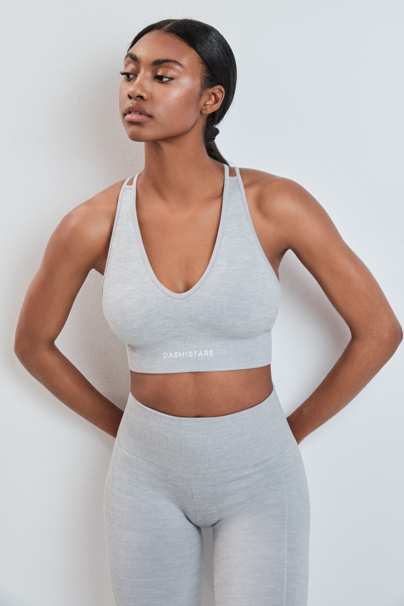 Dash and Stars Brasier deportivo SEAMLESS COMFORT gris gris
