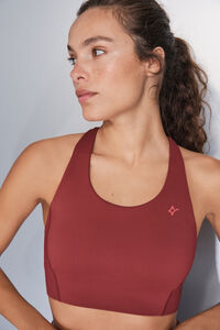 Dash and Stars Brasier deportivo 4D Stretch color granate