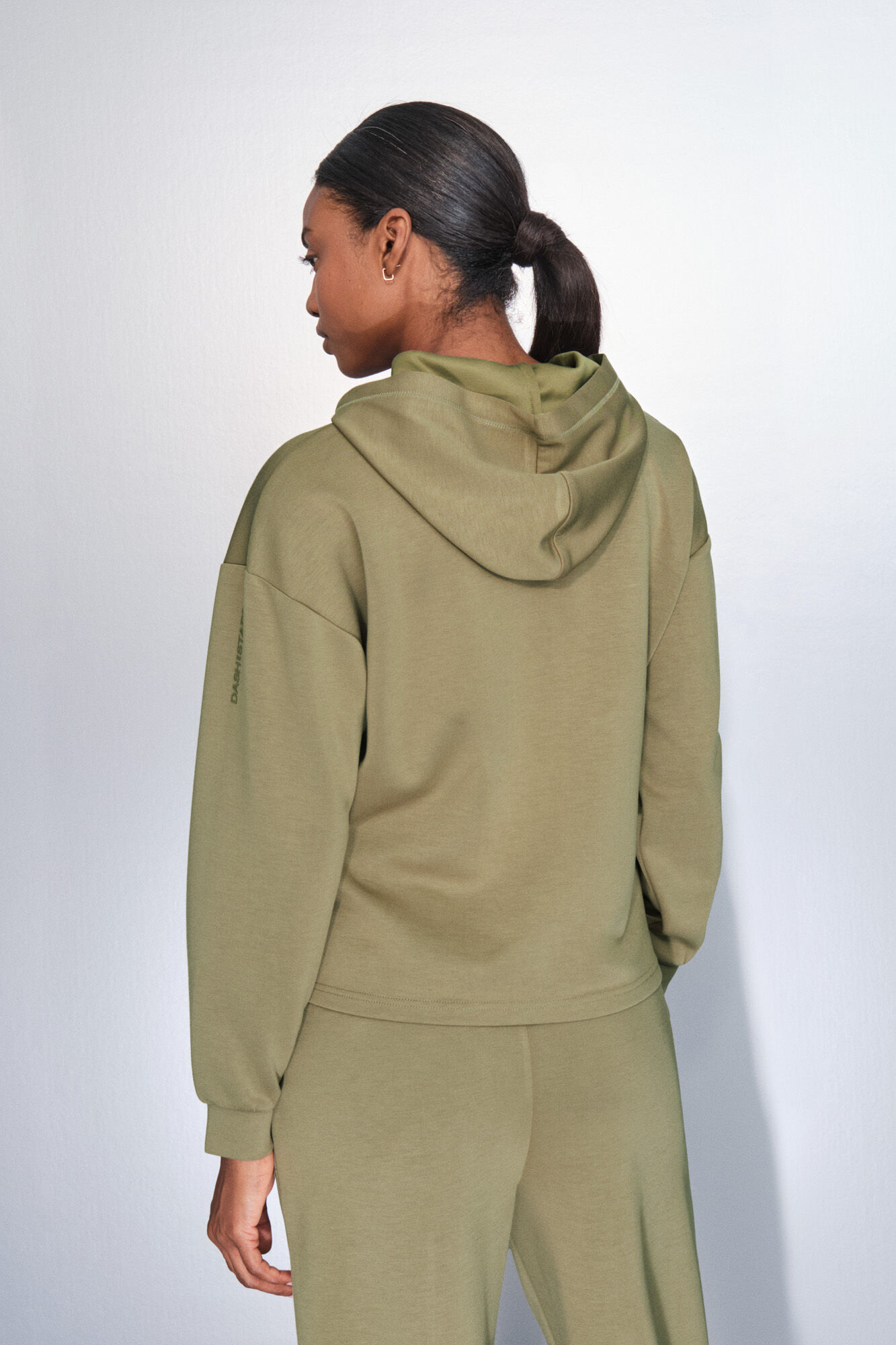 Dash and Stars Sudadera sudadera caqui beige