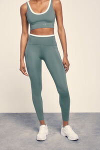 Dash and Stars Leggings 4D STRETCH tobillero verde verde