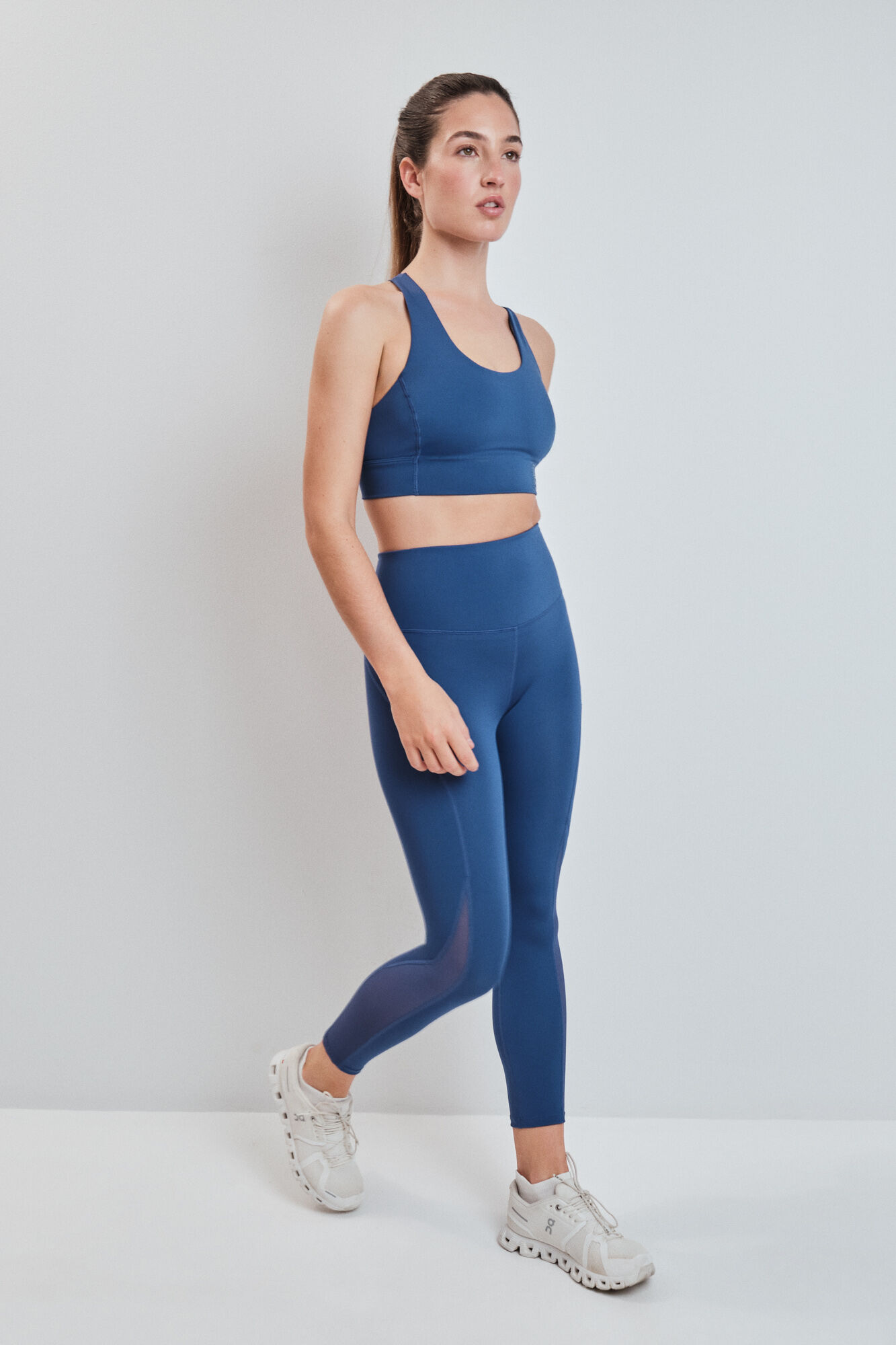 Dash and Stars Leggings 4D STRETCH capri azul