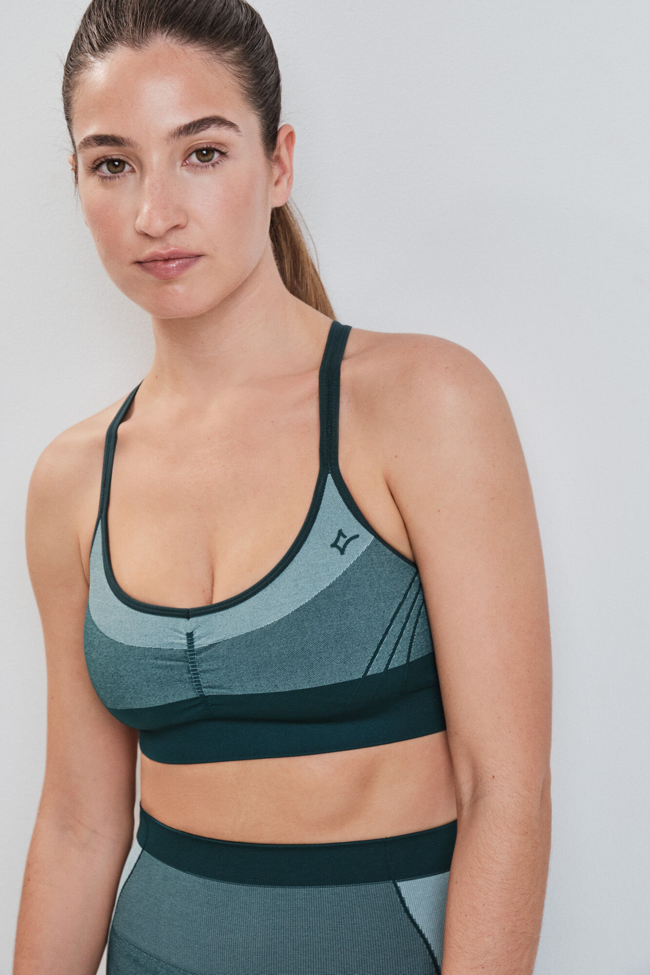 Dash and Stars Brasier deportivo SEAMLESS COMFORT verde