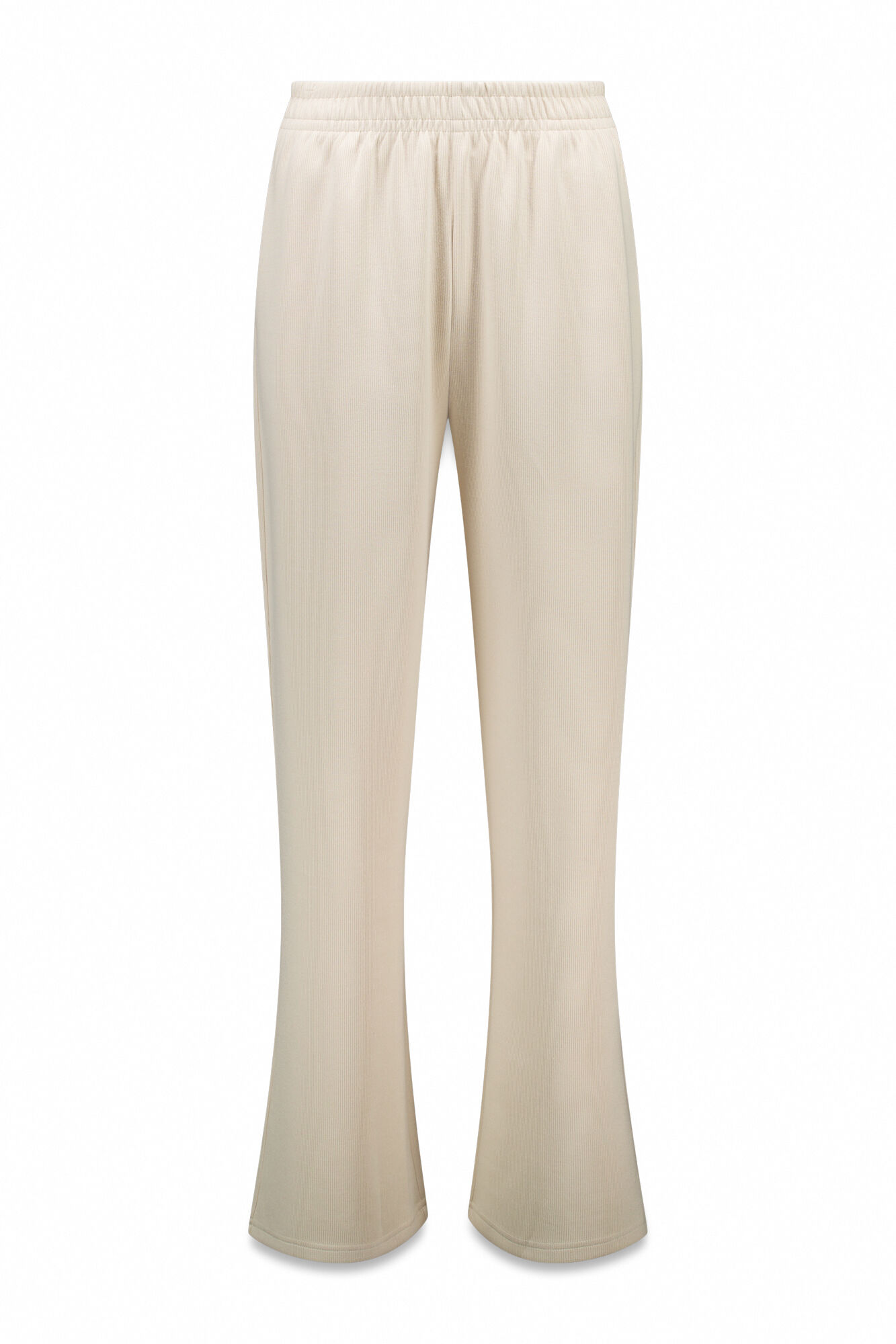 Dash and Stars Pantal&oacute;n ancho recto de canal&eacute; beige caf&eacute;