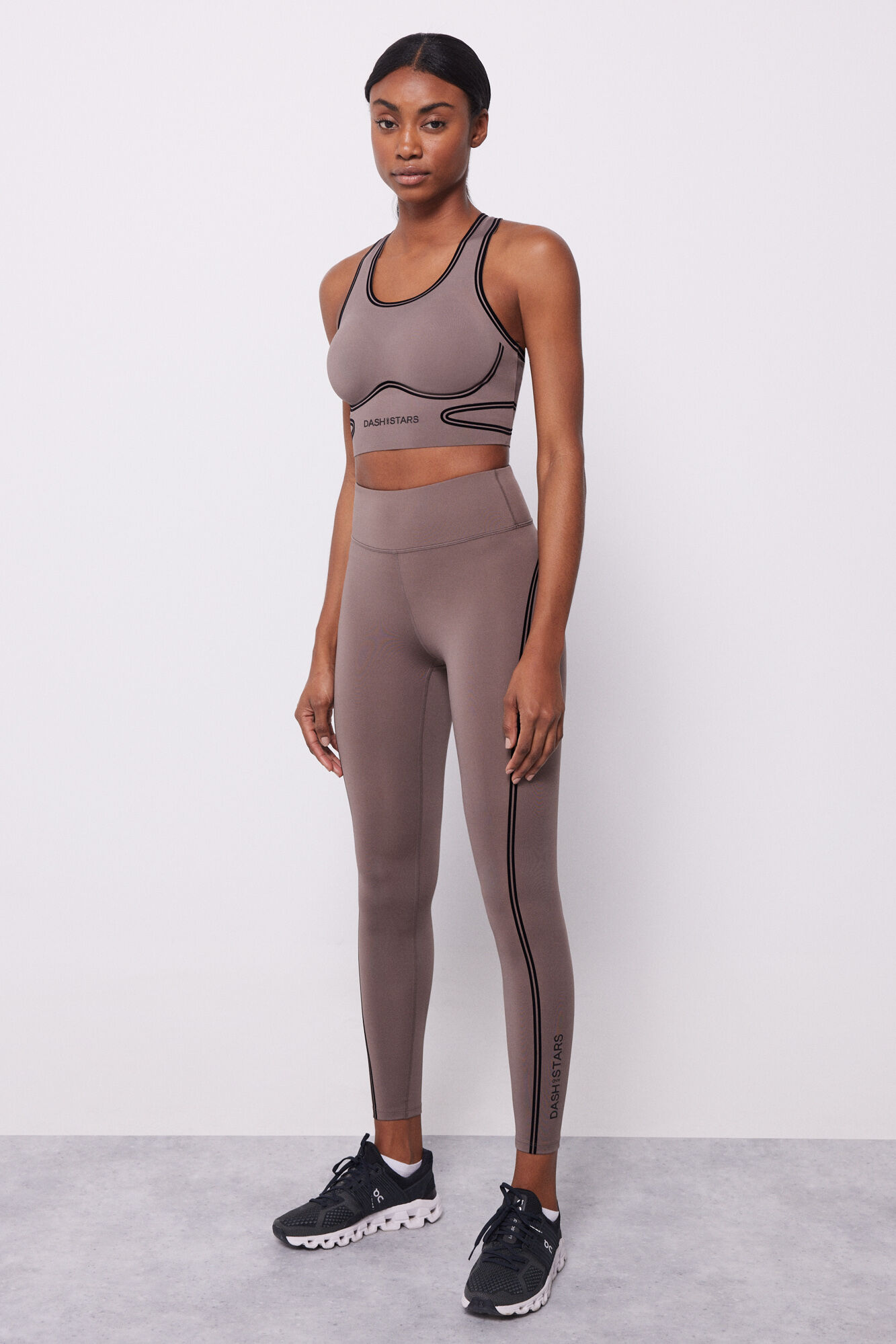 Grey activewear leggings clearance