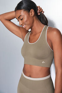 Dash and Stars Brasier deportivo caqui SEAMLESS COMFORT