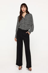 Fifty Outlet Blusa fluida bolsillo Estampado