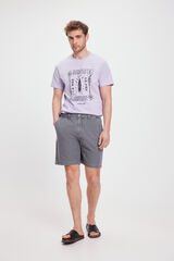 Fifty Outlet Bermuda Vaquera Goma Gris