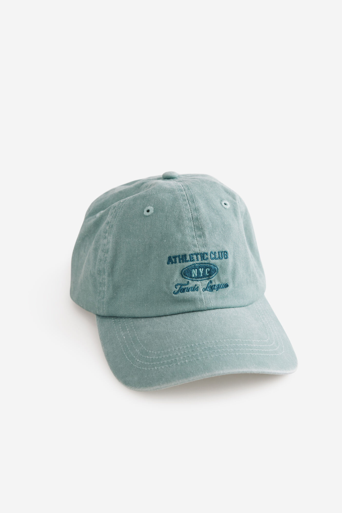 Milano Gorra de visera textil Azul