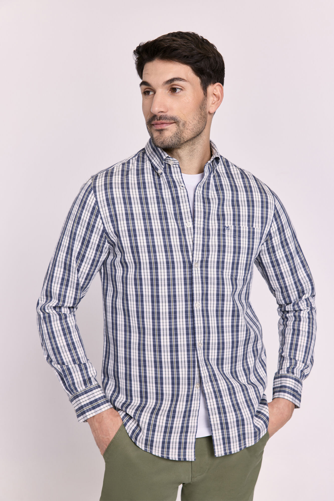 Milano Camisa cuadros relaxed fit