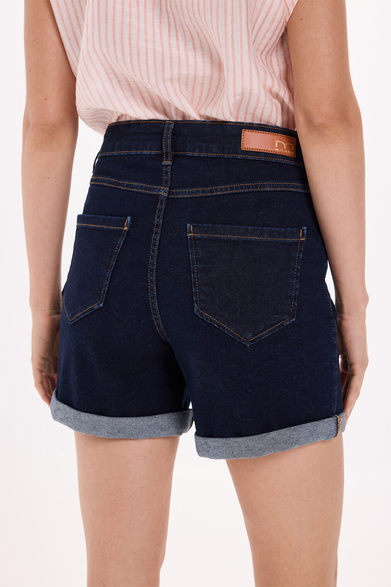 Milano Bermudas de cinco bolsillos Navy