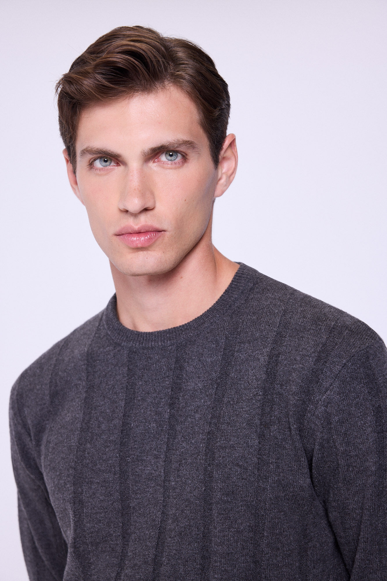 Milano Jersey b&aacute;sico de cuello redondo 