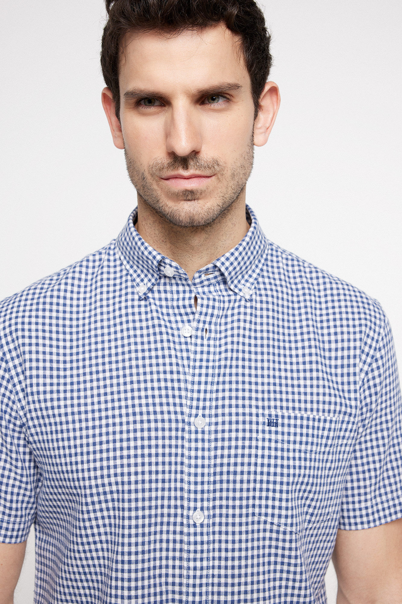 Camisa Slub PdH Cuadros Camisas de hombre Springfield MX