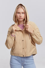 Fifty Outlet Chamarra con capucha Beige