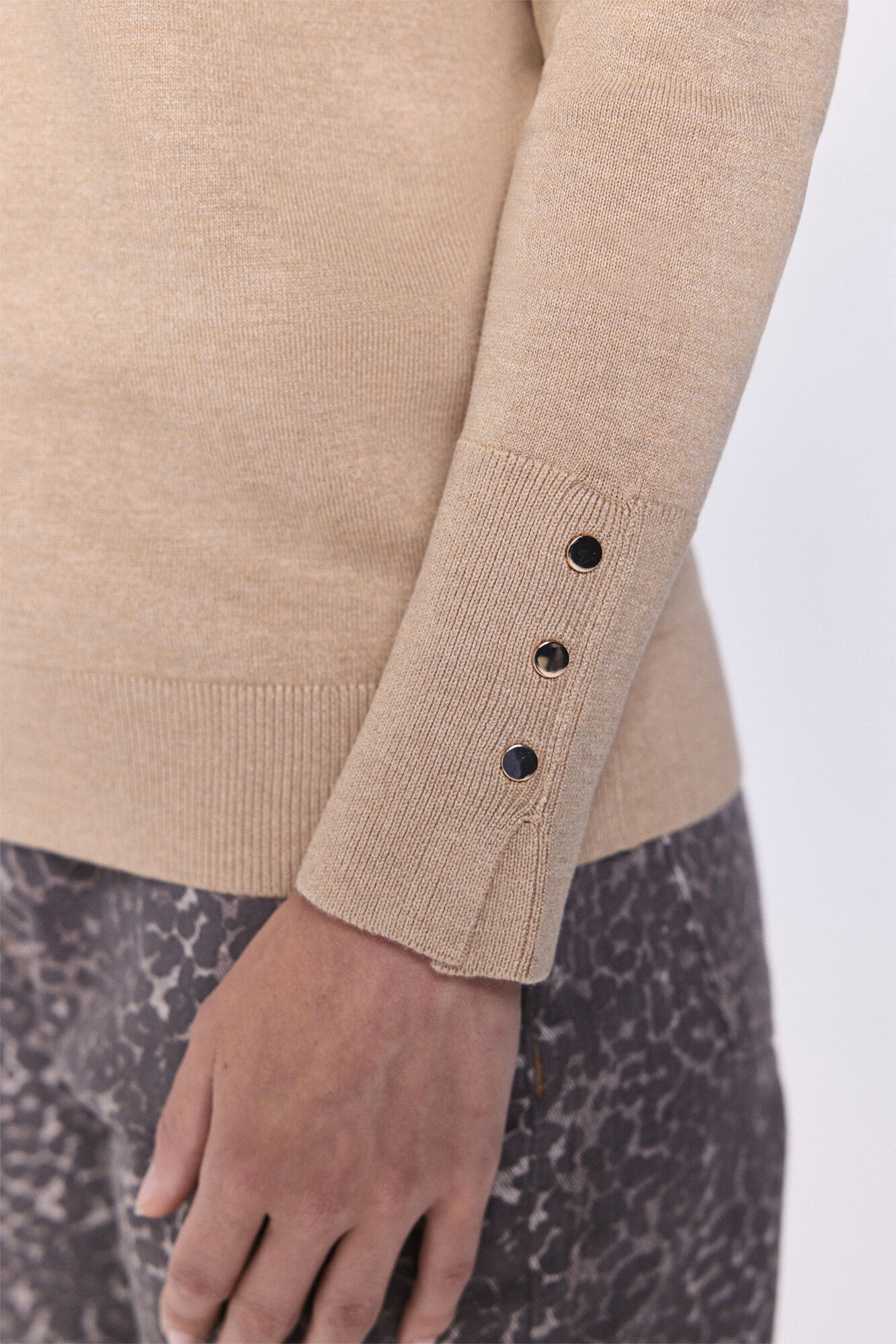 Milano Jersey de cuello de viscosa