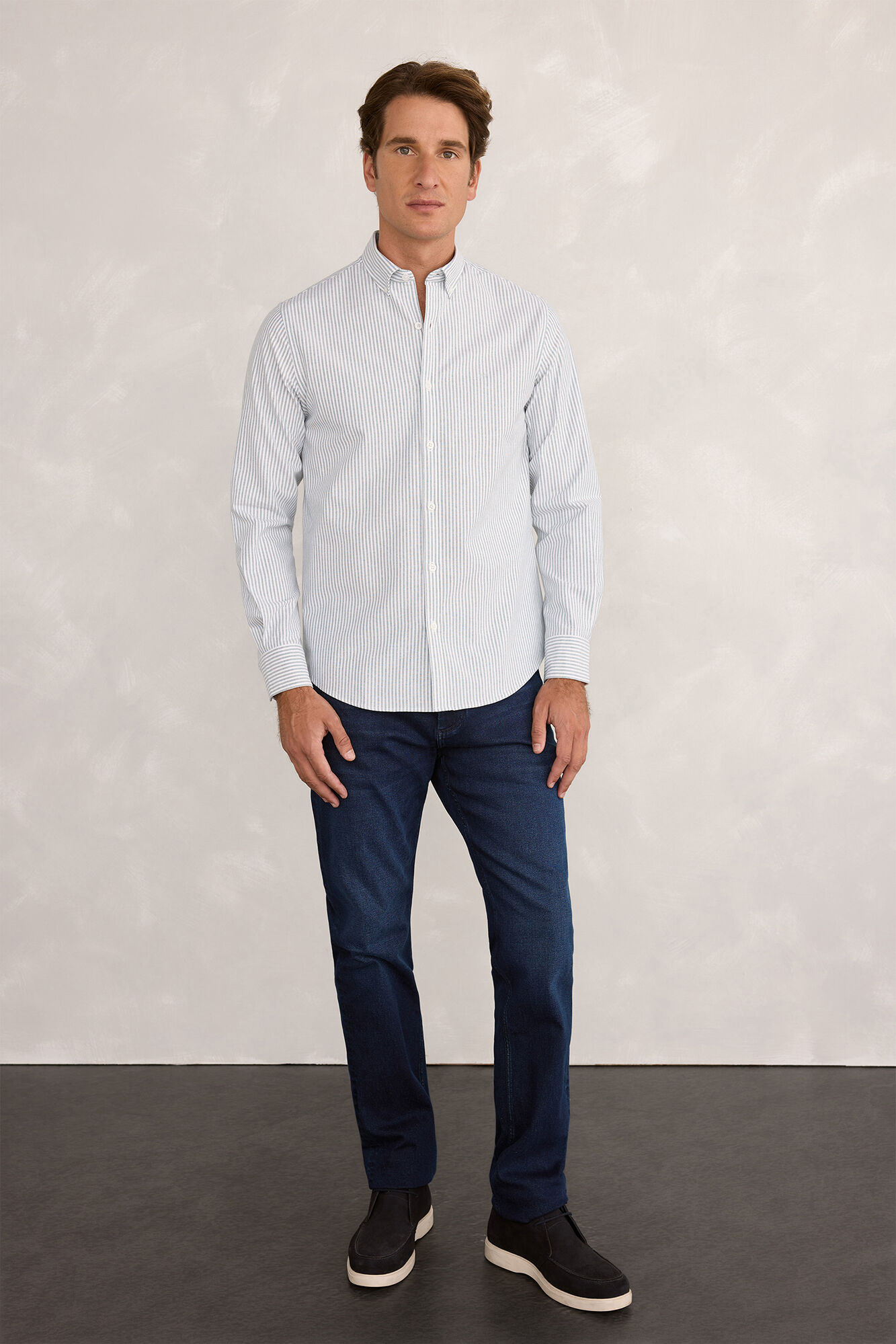 Milano Camisa deportiva a rayas 