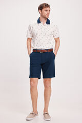 Milano Bermuda Lisa Lino Navy