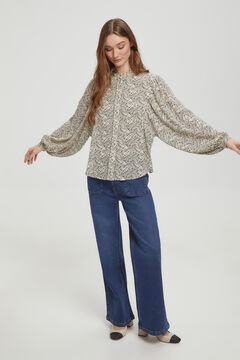 Fifty Outlet Blusa volumen Azul