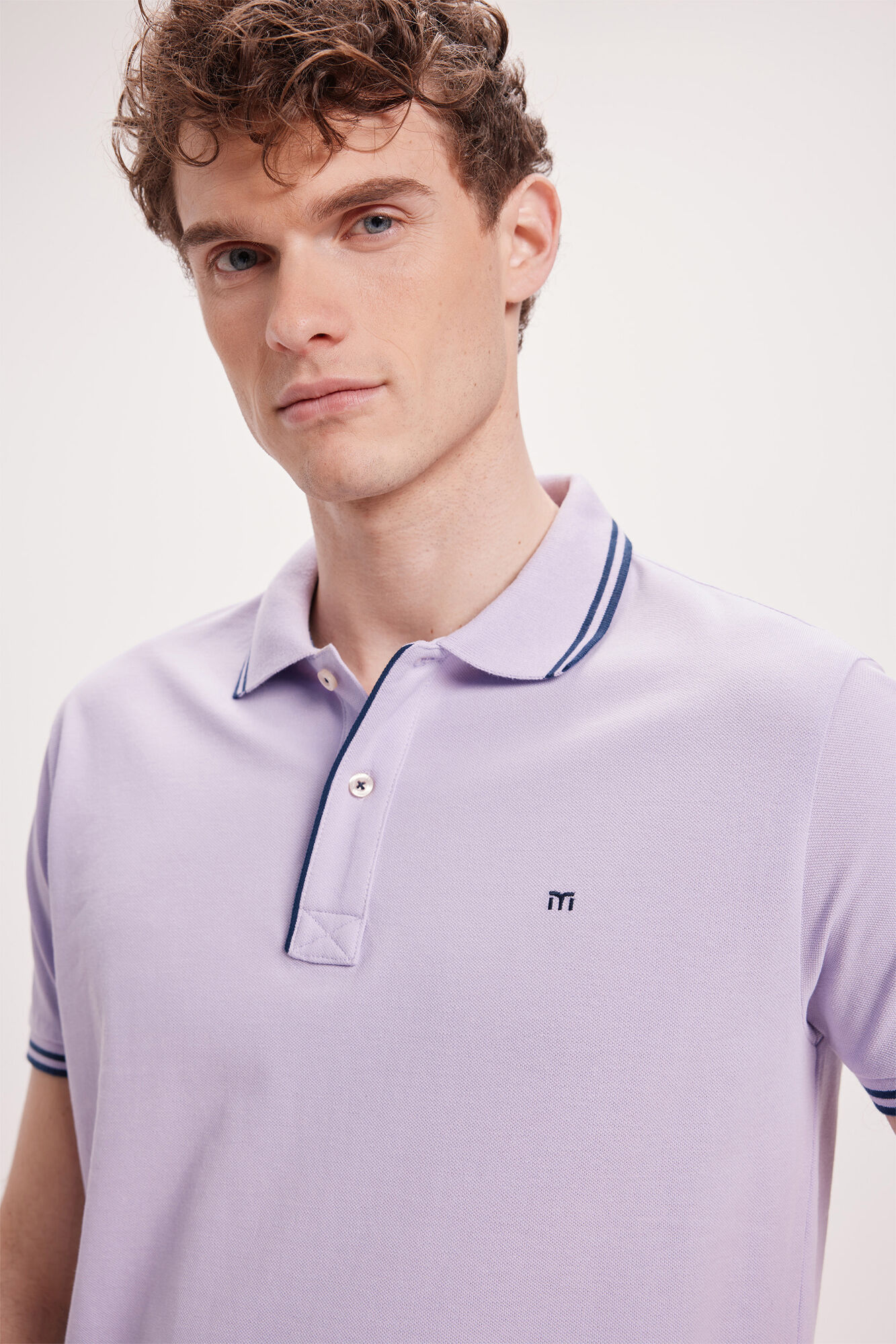 Milano Polo Tips Morado/Lila