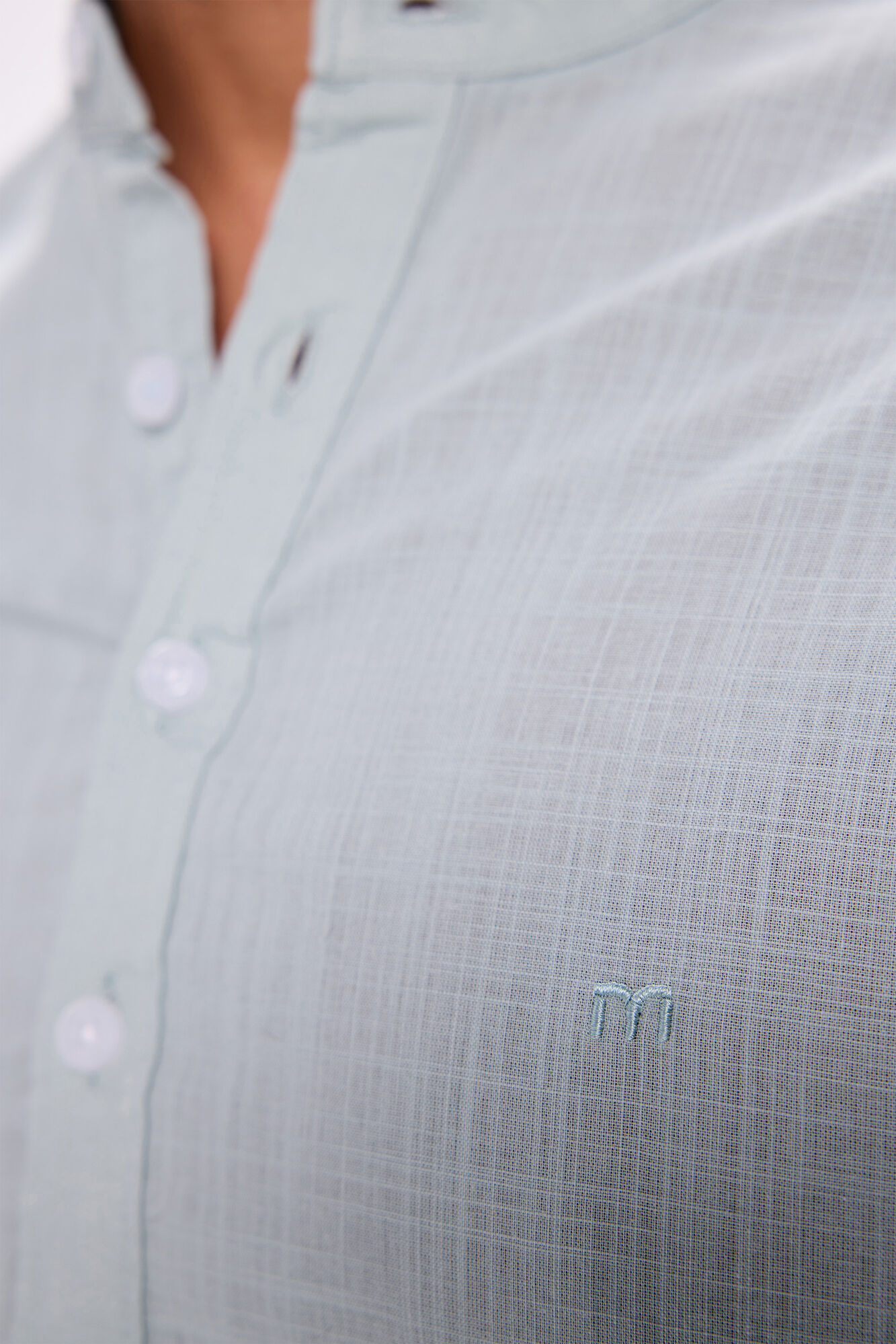 Milano Camisa playera Mao Azul