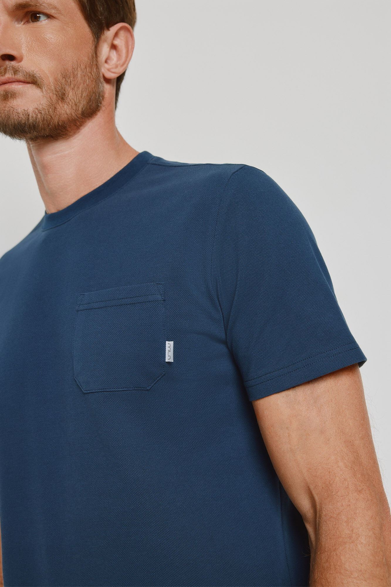 Milano Playera con bolsillo Navy