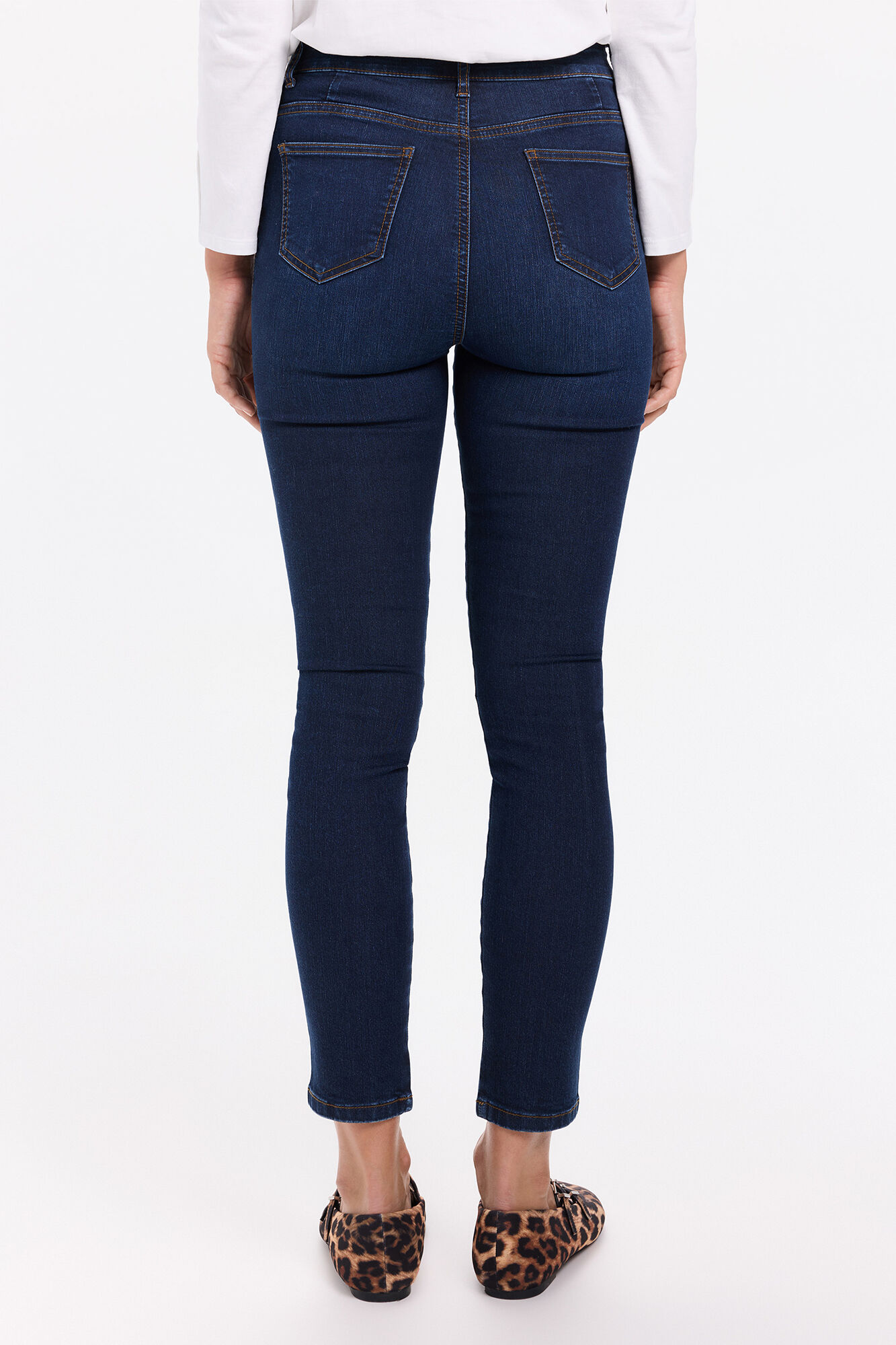 Milano Jeans push-up de tiro medio Azul