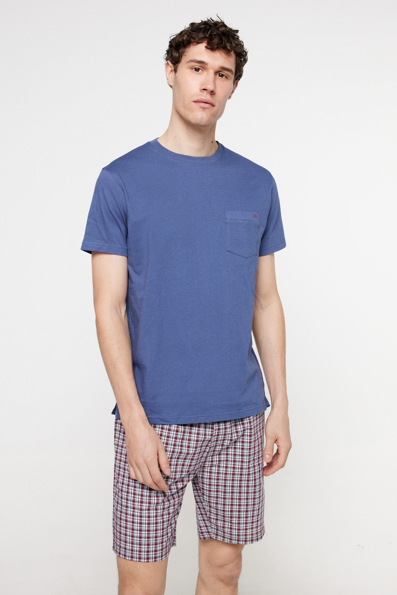 Milano Pijama manga corta Navy