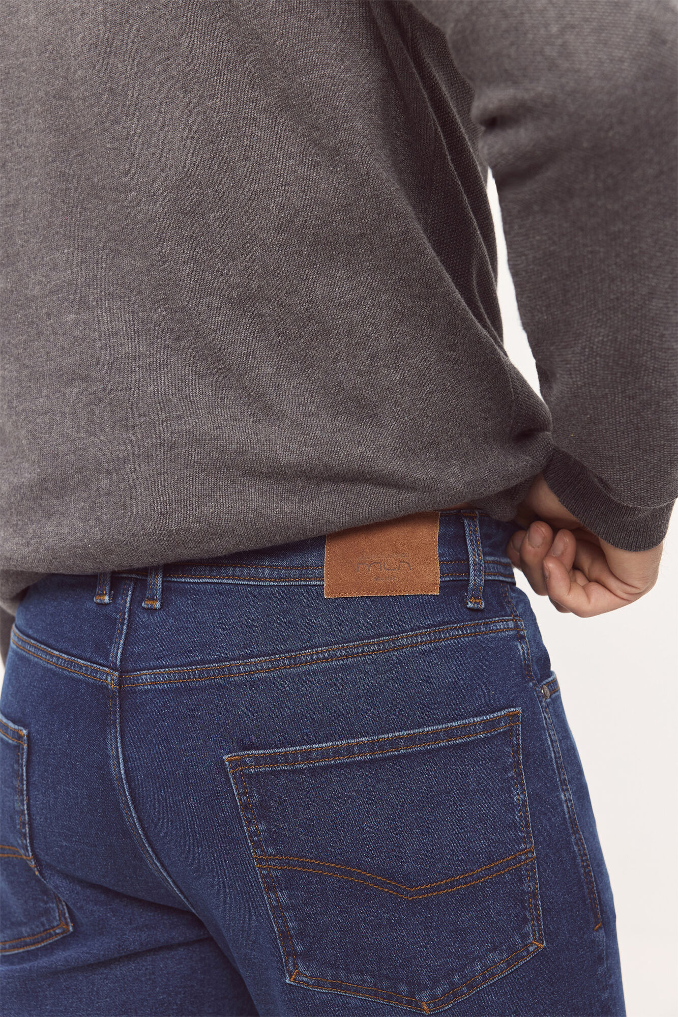 Milano Pantal&oacute;n Denim Comfort Azul