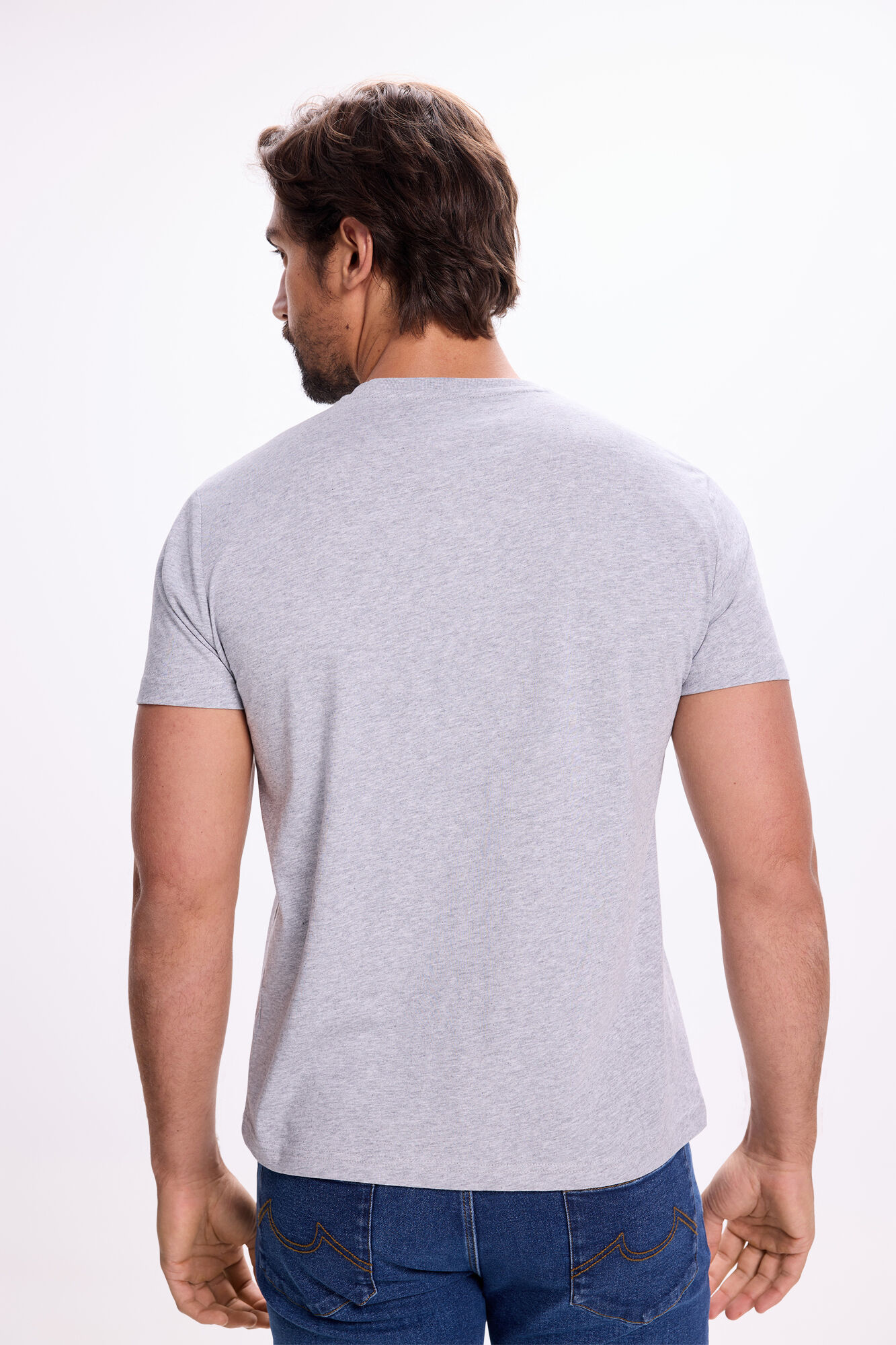 Milano Playera estampada Gris Claro