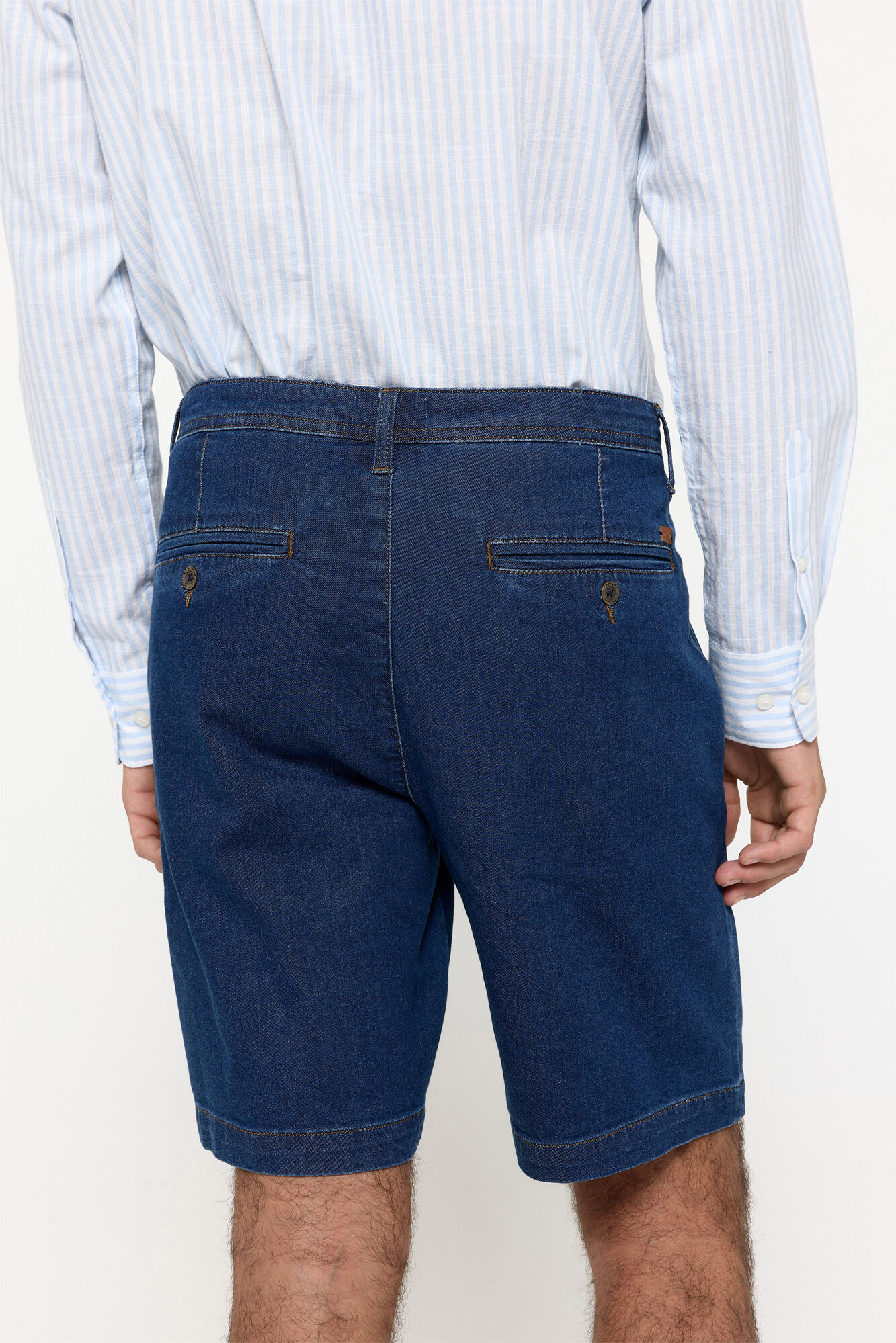 Milano Bermudas denim algod&oacute;n Navy