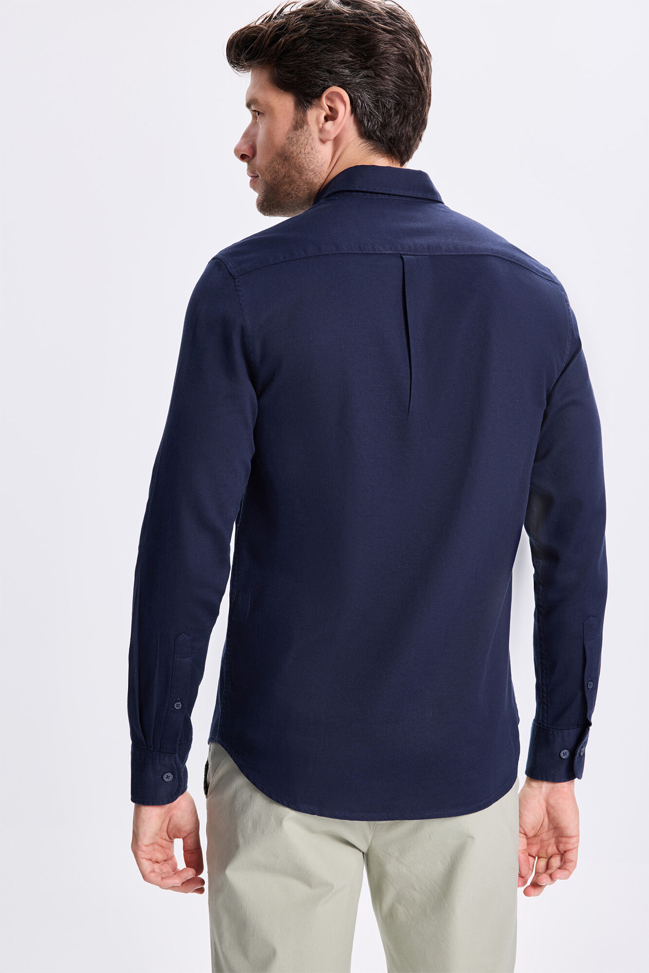 Milano Camisa deportiva estructurada Navy