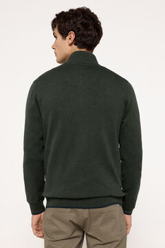 Fifty Outlet Chaqueta Punto Cremallera Verde