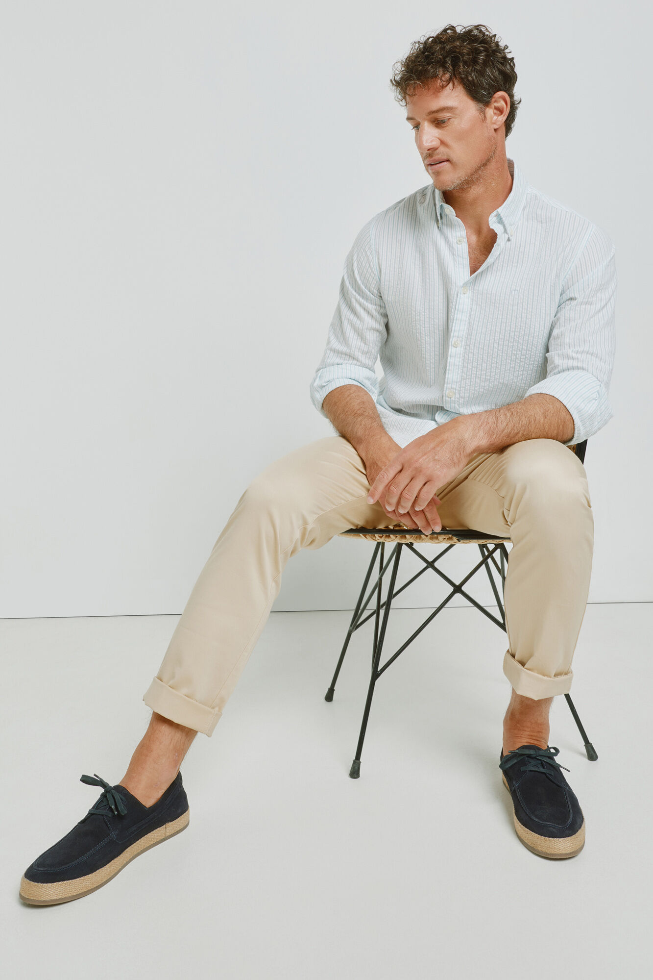 Milano Camisa de rayas manga larga