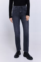Milano Pantal&oacute;n denim regular Gris
