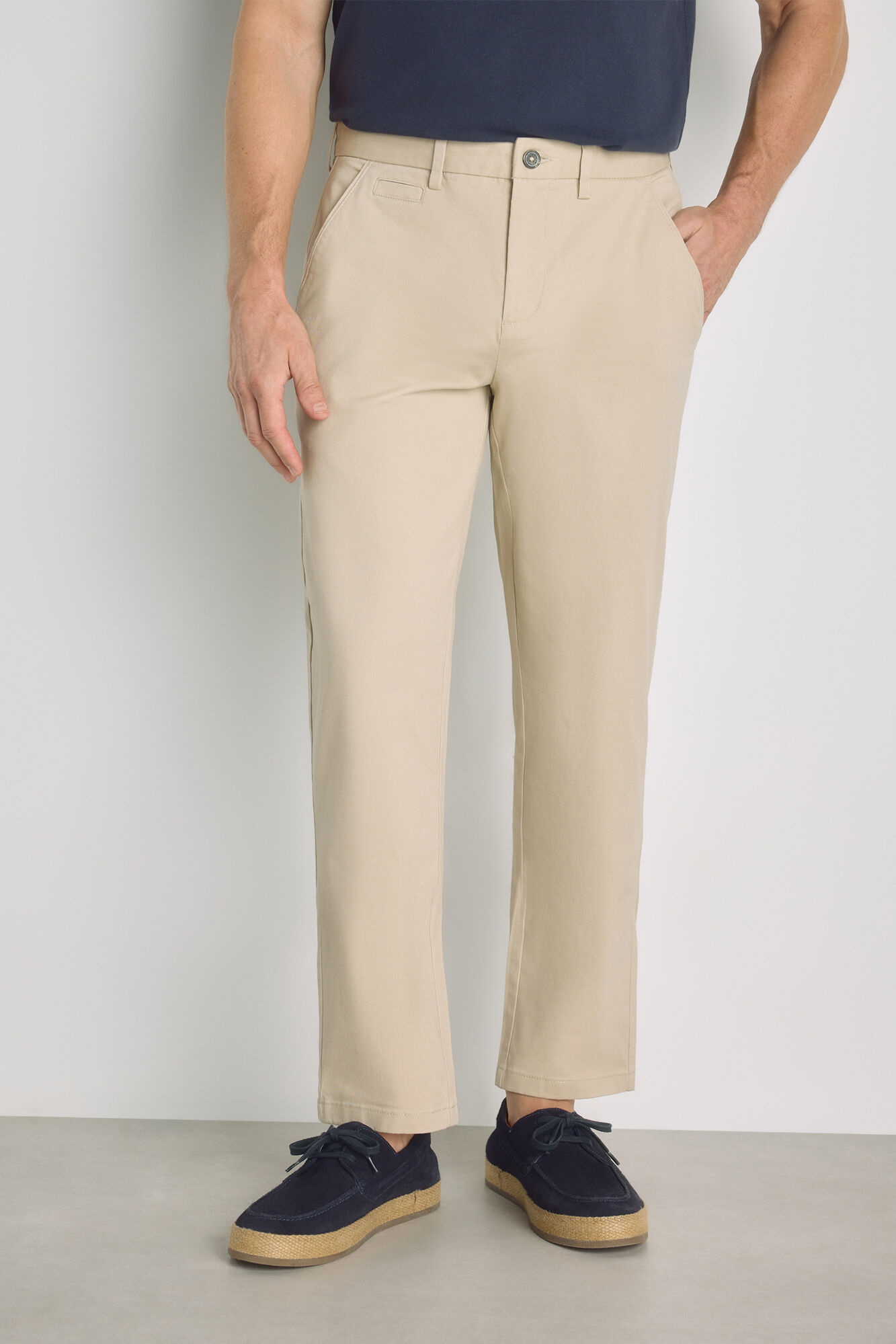 Milano Pantal&oacute;n chino regular fit Beige