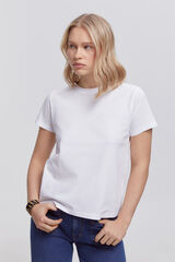 Milano Camiseta heavy cotton botones Blanco