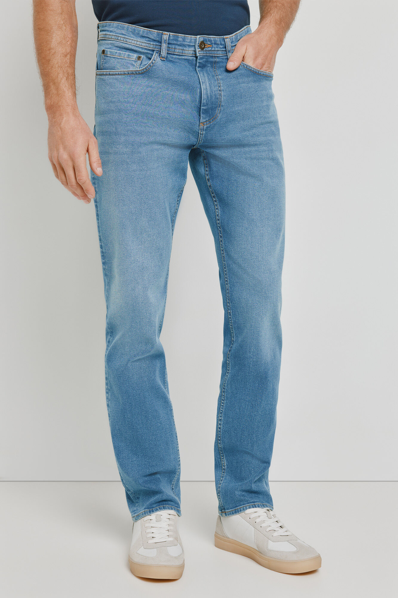 Milano Pantal&oacute;n de mezclilla regular fit