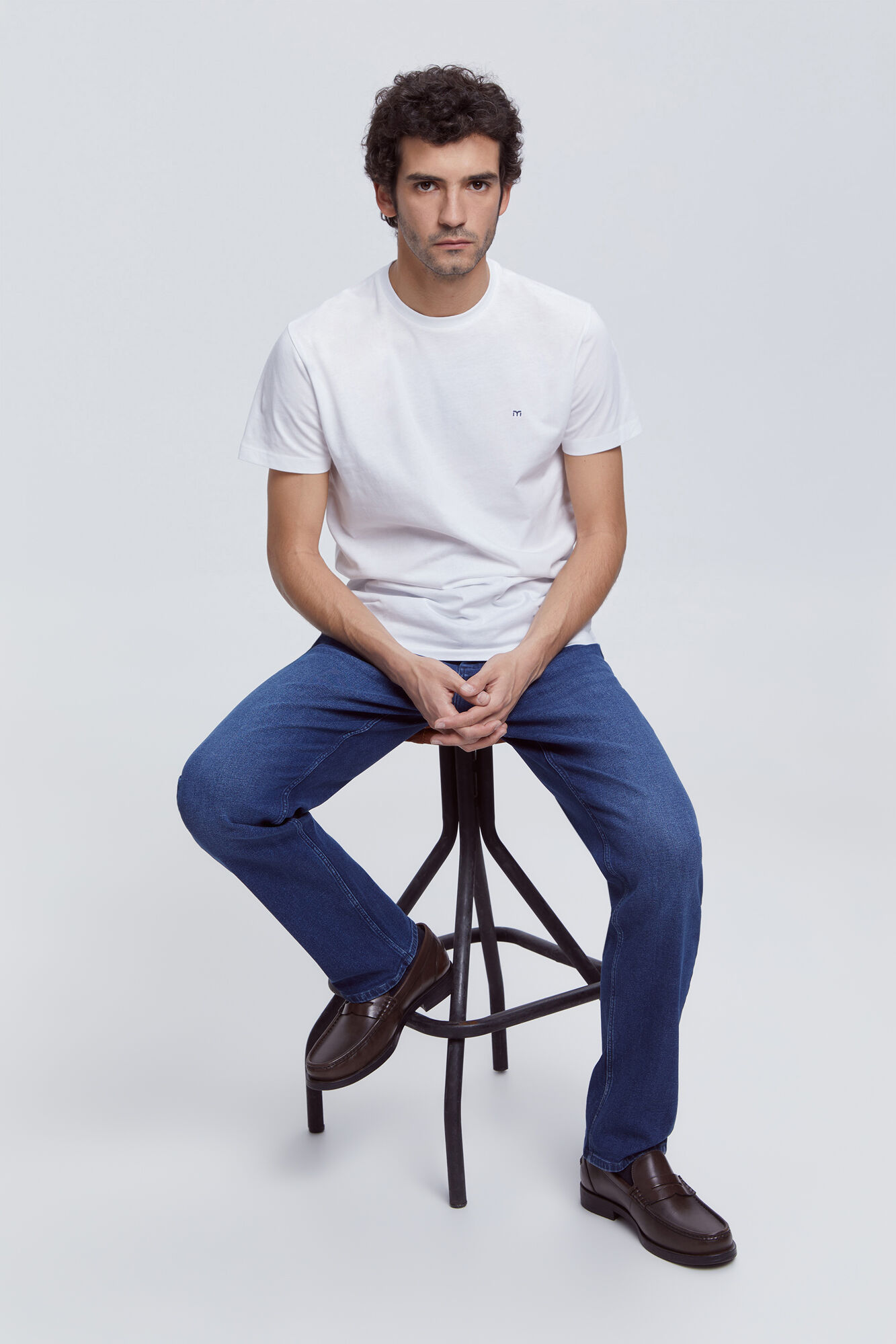 Milano Camiseta basica 100% algod&oacute;n BCI Blanco