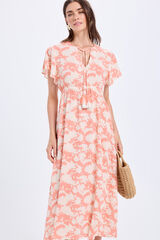 Milano Vestido midi Bambula Naranja