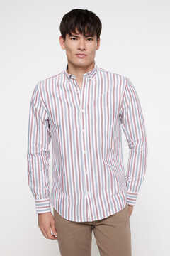Fifty Outlet Camisa Oxford Rayas red