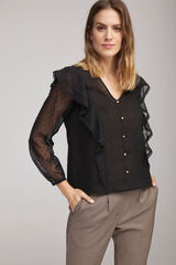 Fifty Outlet Camisa light denim Negro
