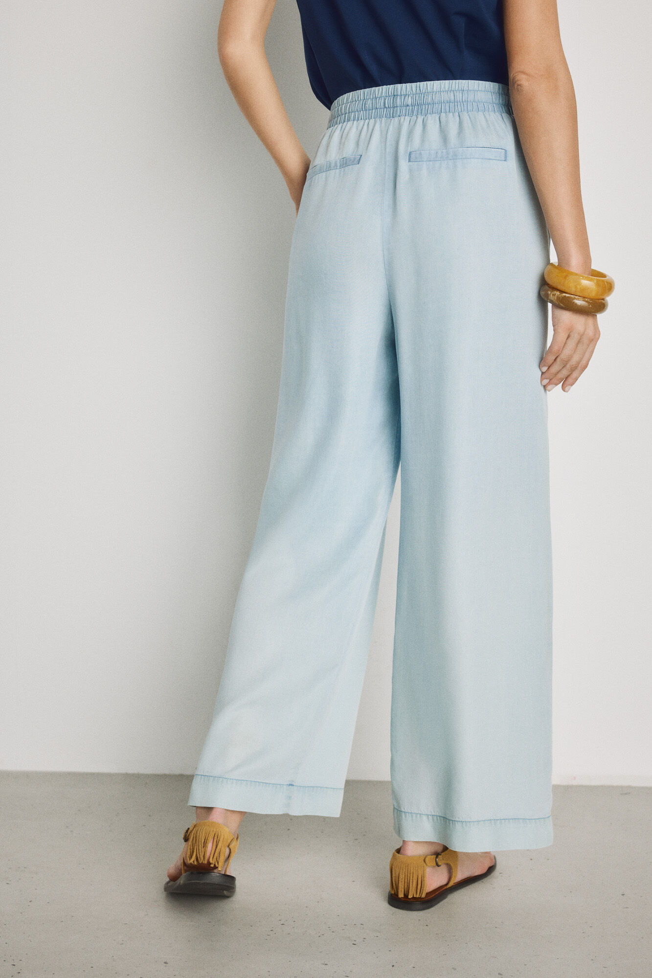 Milano Pantal&oacute;n de mezclilla ligero Azul