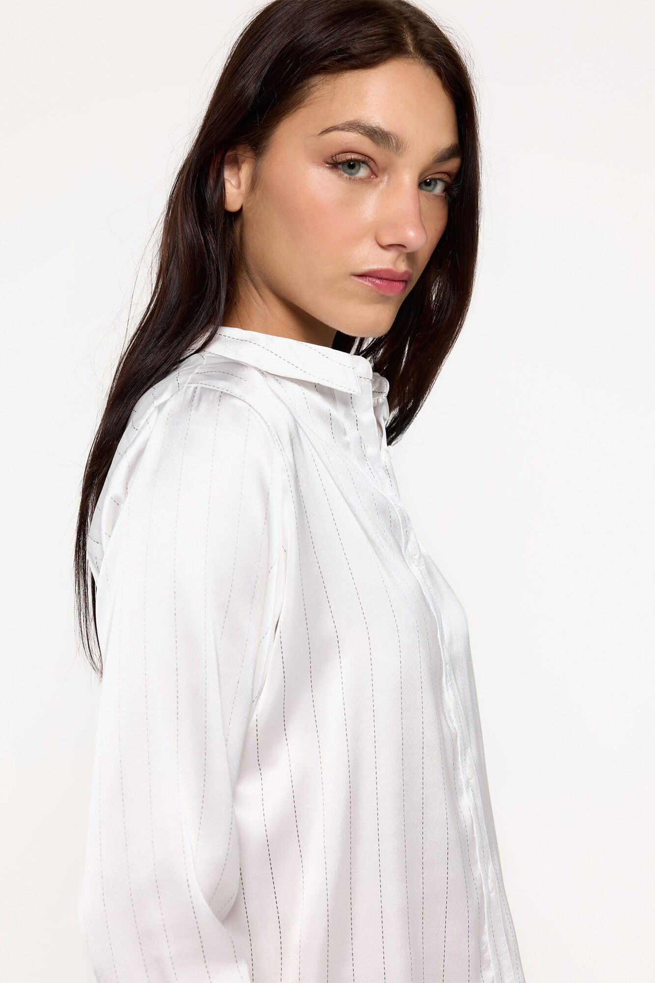 Milano Camisa Satinada Print natural