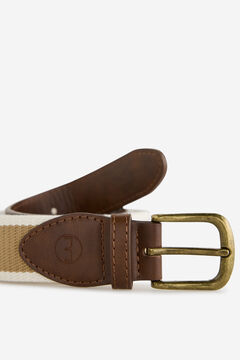 Fifty Outlet Cinturón canvas beige Tostado