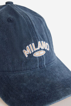 Fifty Outlet Gorra con bordado milano Navy